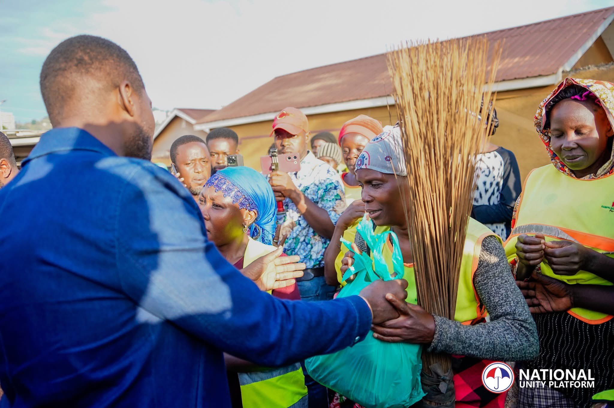 Bobi Wine Celebrates Eid with Unsung Heroes: Street Sweepers