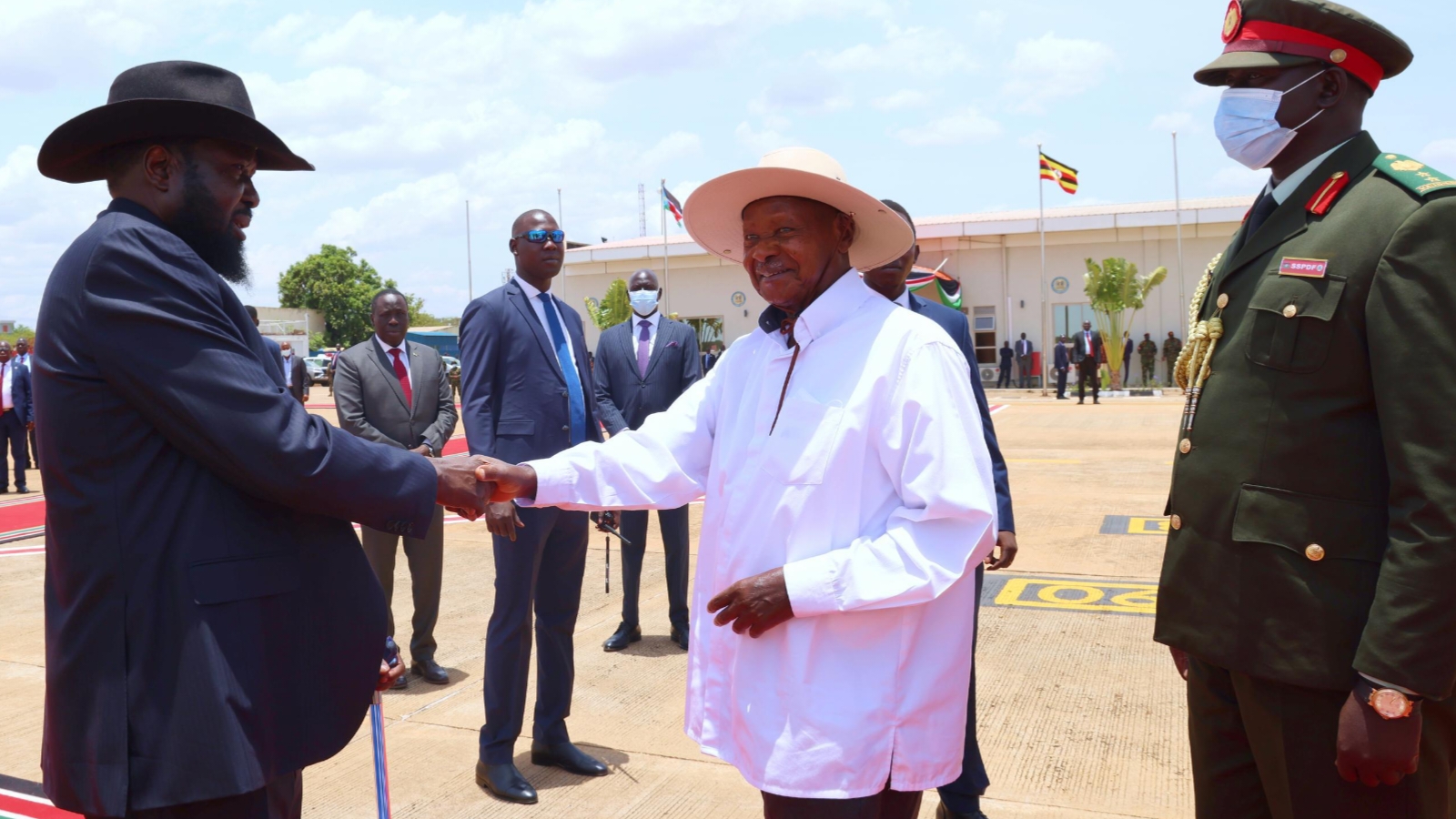 President Museveni Arrives in Juba for Official Visit