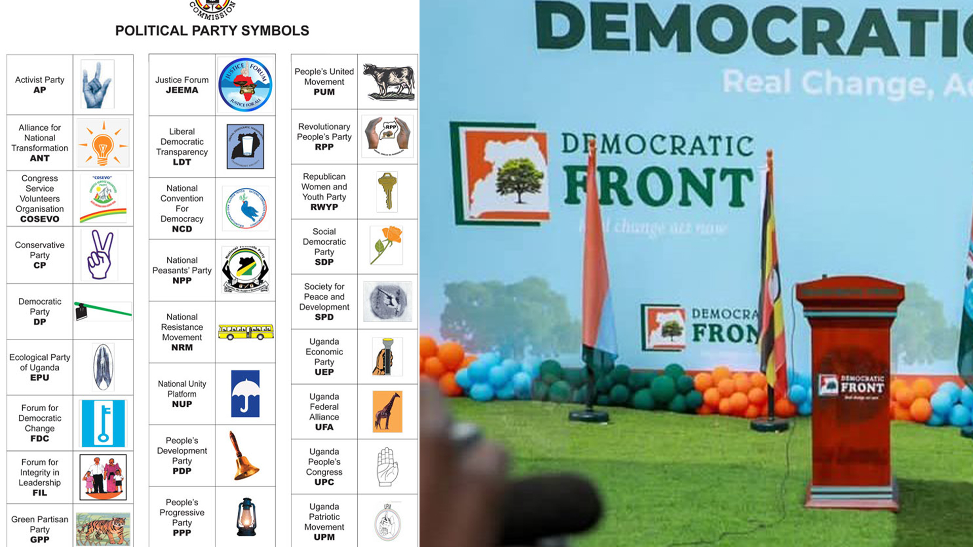 Mpuuga’s Democratic Front Joins Uganda’s Expanding List Of Over 26 Political Parties