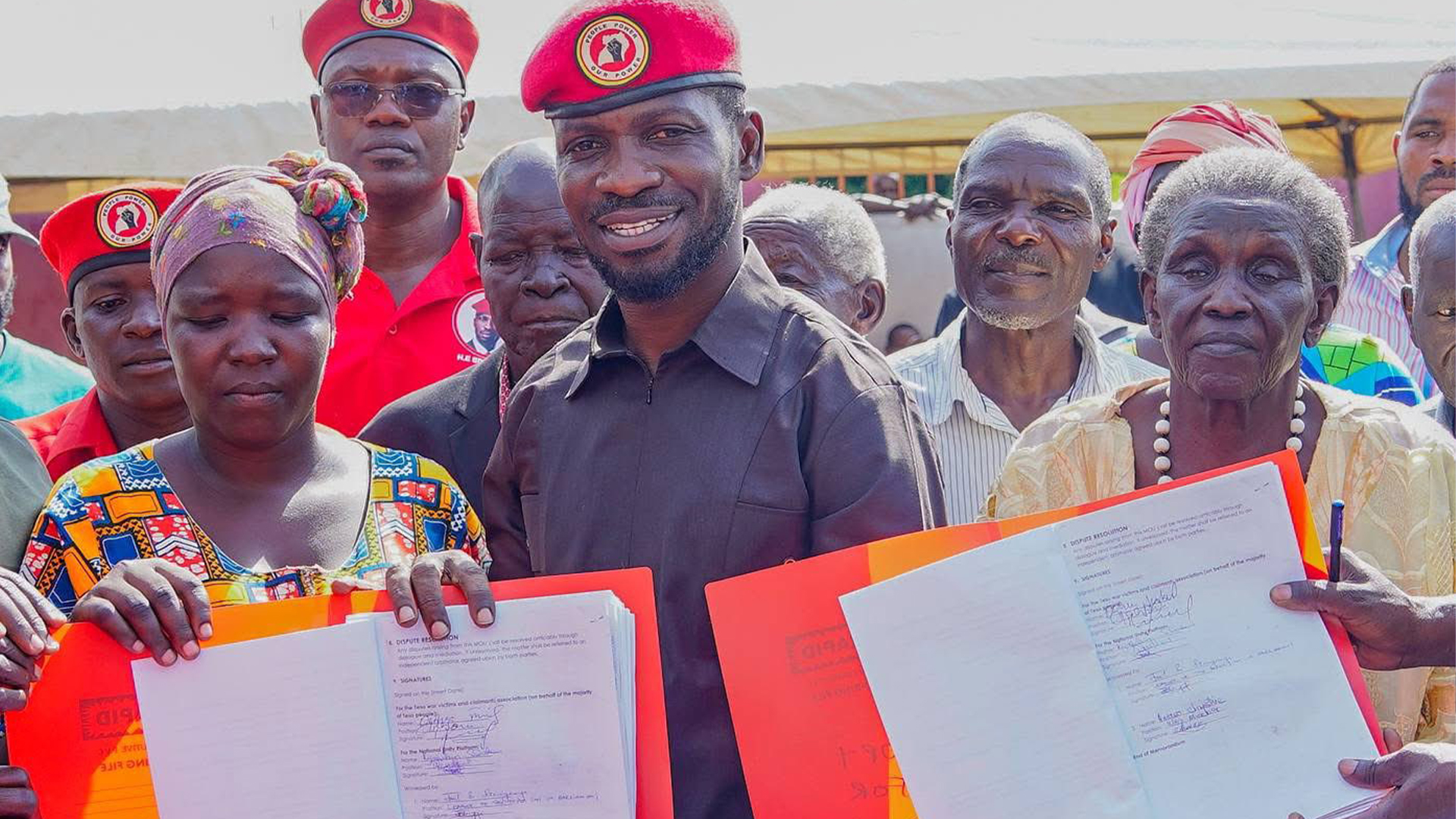 Bobi Wine Signs MoU To Compensate Teso War Victims Upon Ascension To Power
