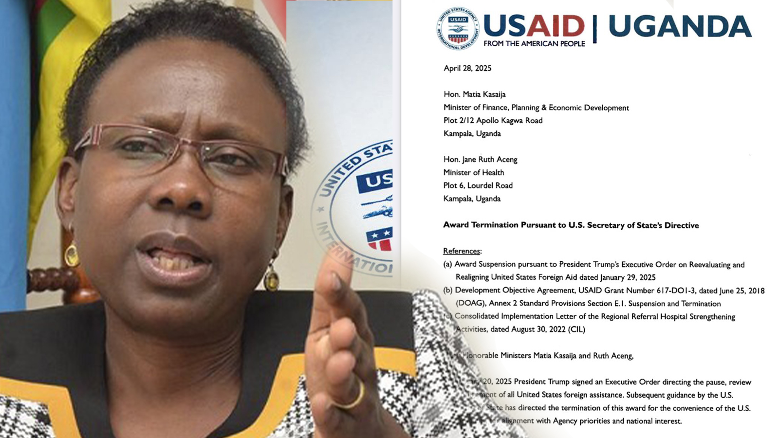 US Terminates Health Grant To Uganda’s Regional Referral Hospitals, Effective May 28