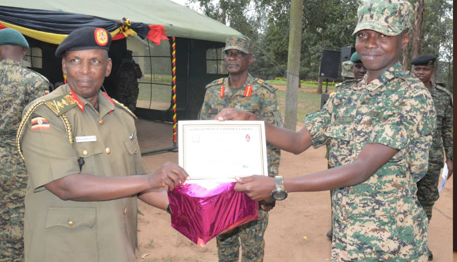 118 UPDF Troops Complete Ideological Training to Strengthen Patriotism
