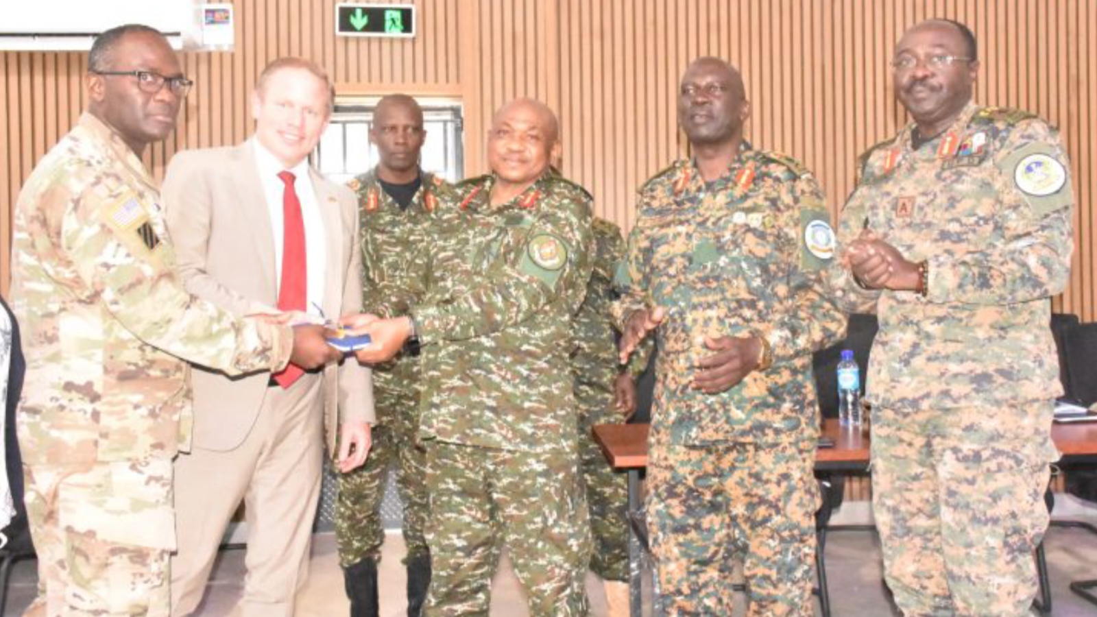 UPDF Receives Modern Auditorium from U.S