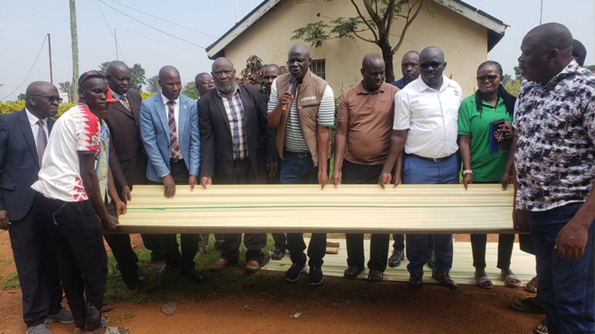 OPM Delivers Iron Sheets to Manjasi High School After Storm Damage