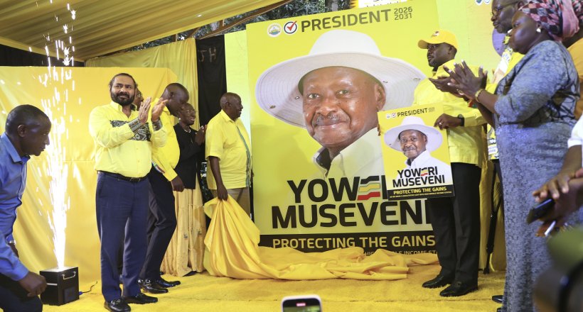 NRM Unveils Museveni’s Portrait and New Campaign Theme for 2026 Elections