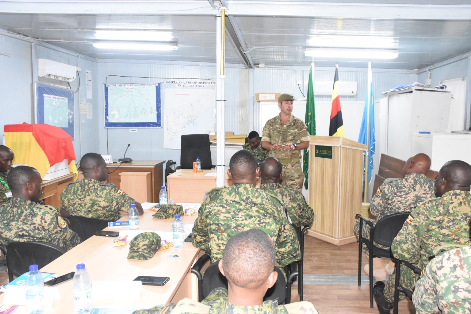 UPDF Officers Under AUSSOM Complete Human Security Planning Training in Somalia