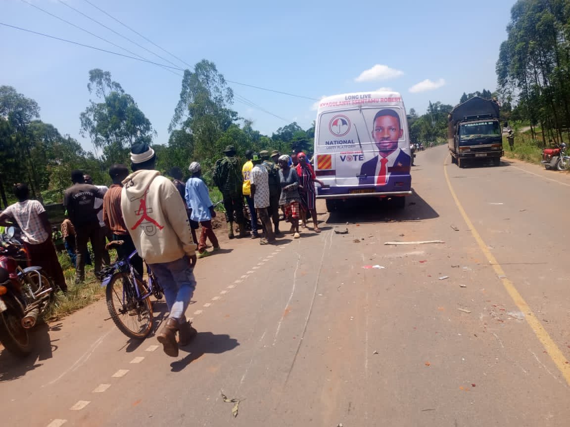 Several Injured as NUP Convoy Involved in Kayunga Road Crash