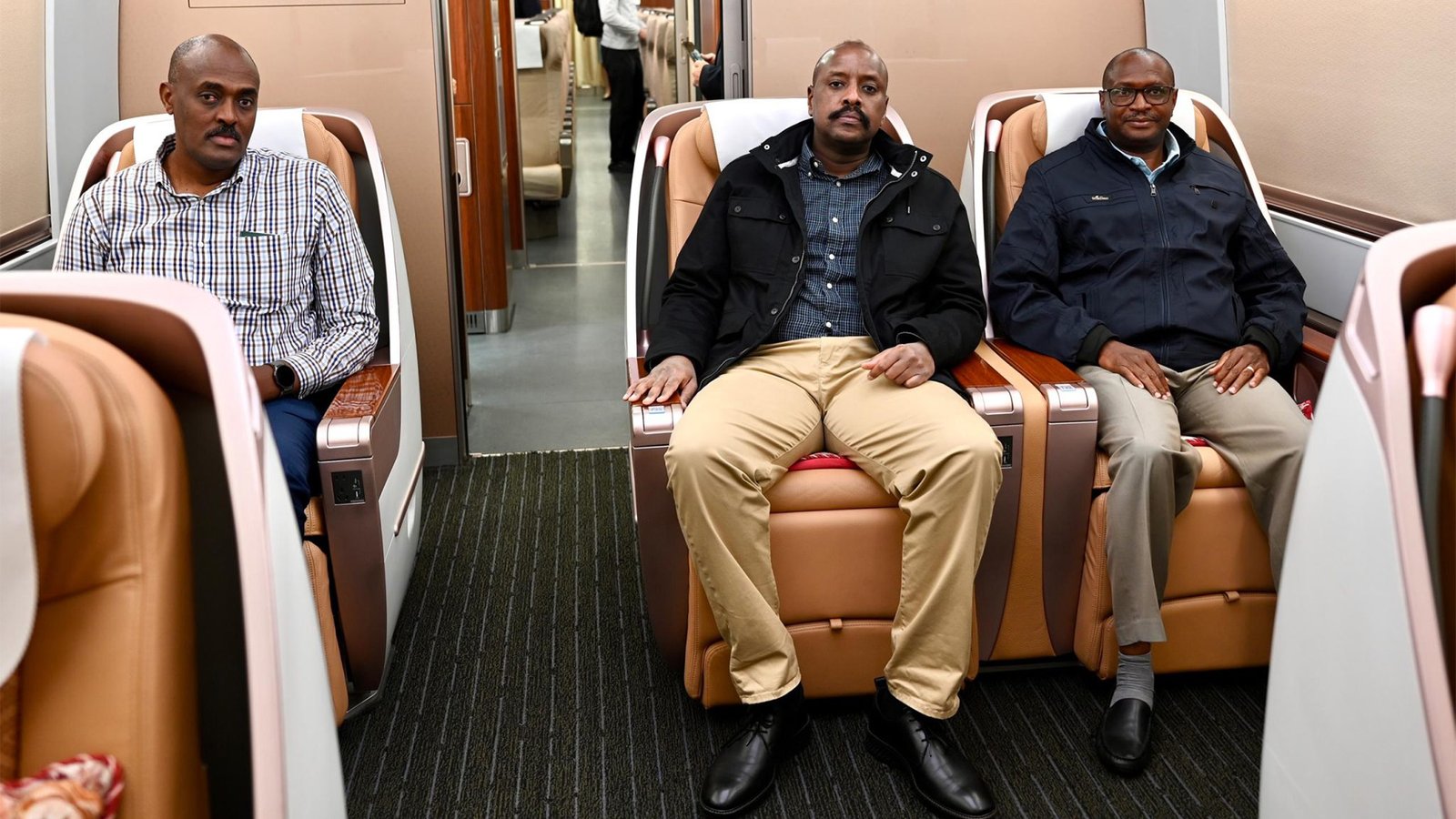 Gen Muhoozi Experiences China’s Bullet Train, Envisions Modern Transit for Uganda