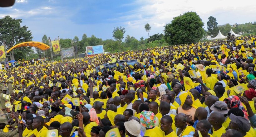 Museveni Draws Massive Crowds in Kibuku, Pushes Wealth Creation Agenda