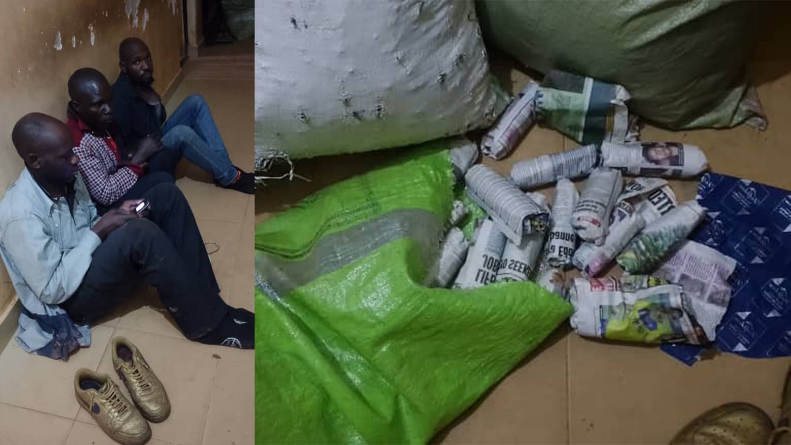 Three Arrested in Wakiso for Possession of Narcotic Drugs