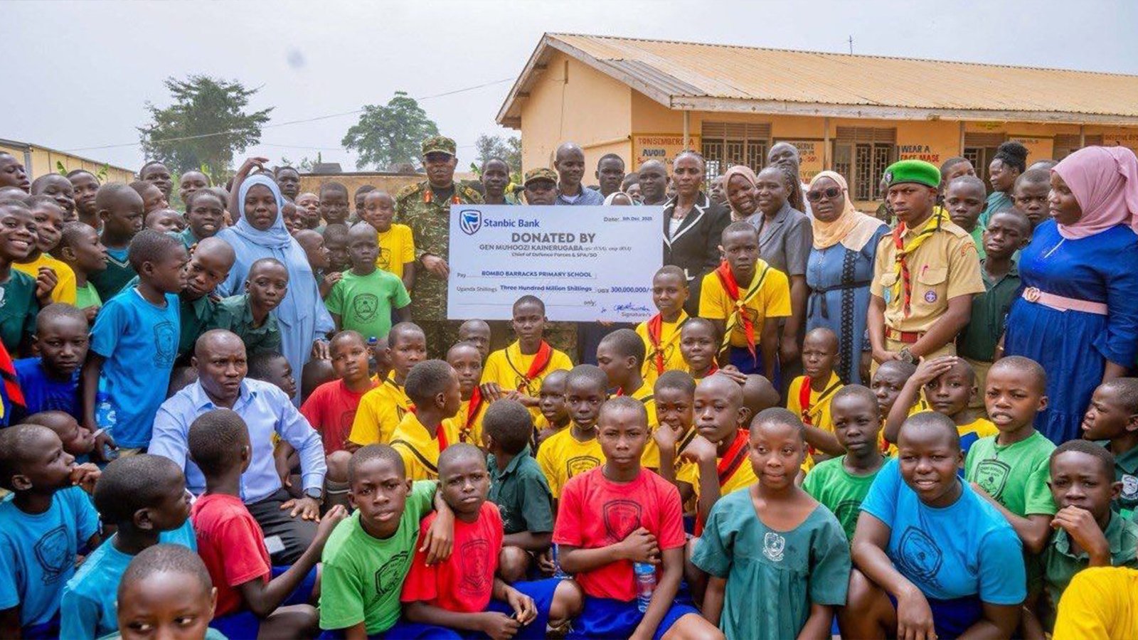 Gen. Muhoozi Channels Allowances Into Barracks School Renovation